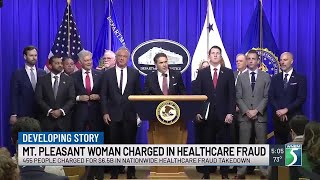 Mt. Pleasant woman charged with Medicaid fraud