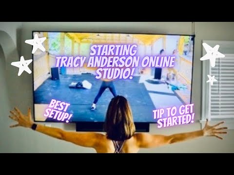 Best way to follow Tracy Anderson Online Studio workout at home
