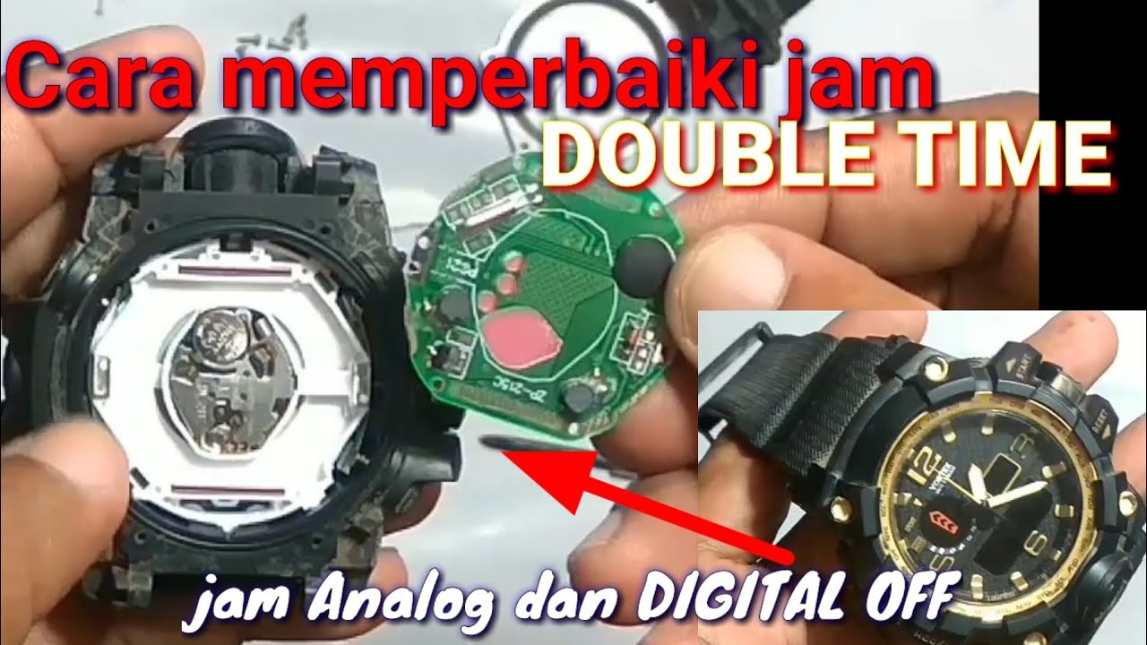 Cara memperbaiki jam digital | jam analog 