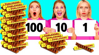100個重ねフードチャレンジ | クレイジーチャレンジ HAHANOM Challenge
