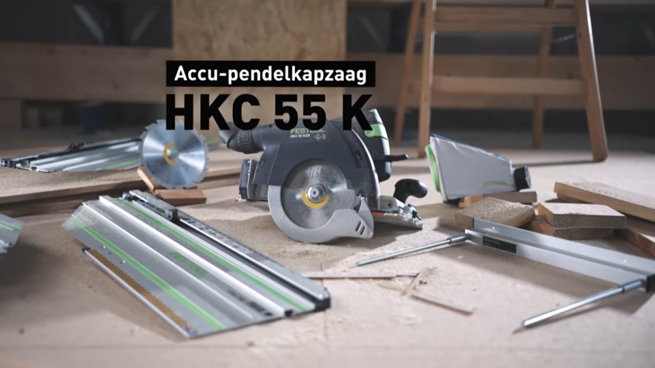 Festool HKC 55 KEB-Basic-FSK 420 Accu-pendelkapzaag | zonder