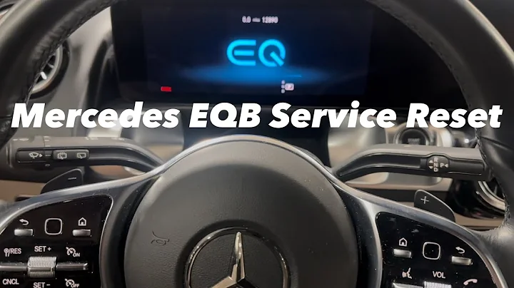 Mercedes EQB Service Reset / Maintenance Reset How to 250 350