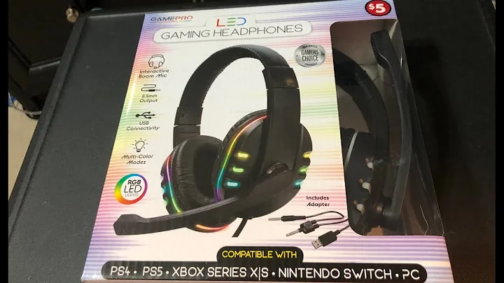 $5 Dollar Tree LED Gaming Headset for Consoles!! Any good?!?