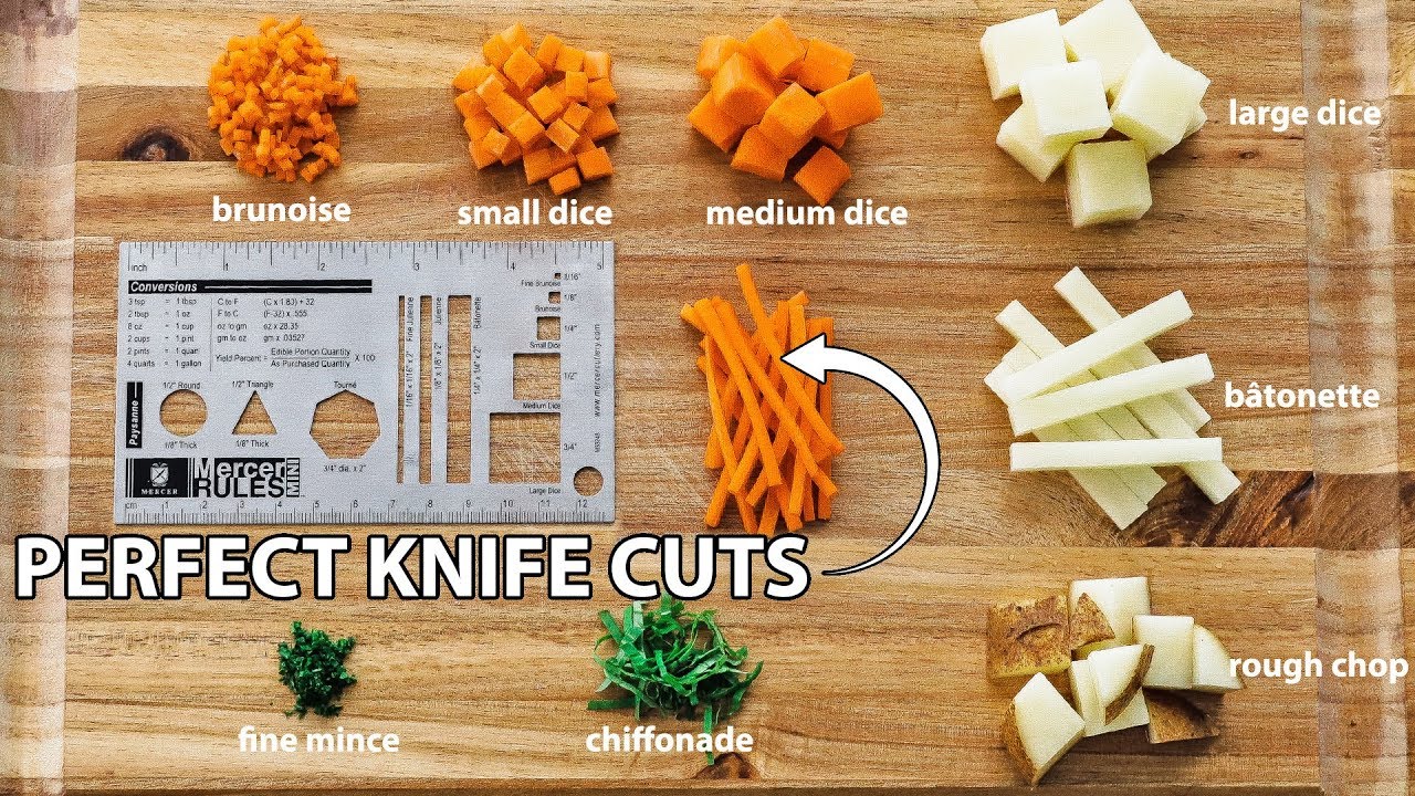 A Guide to Knife Cuts & Techniques