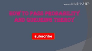 How to pass pqt (probability and queuing theory) in tamil