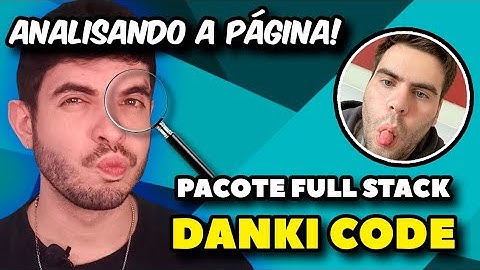 Curso Danki Code Pacote Full Stack - Analisando a página do curso!