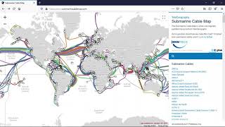 Submarine Cable Map - Updated #QGIS screenshot 2
