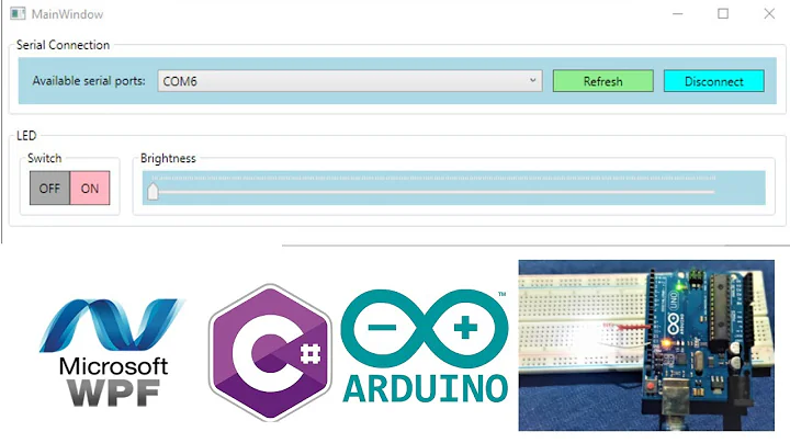 WPF to Arduino Serial Communication || My best way to send serial data