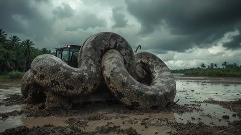 Giant Snake Found in the Forest! Shocking Moment a Giant Python Appears | Realistic AI Scene 