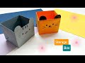 How to make a paper box  cute storage box  diy chalk box for classroom 29