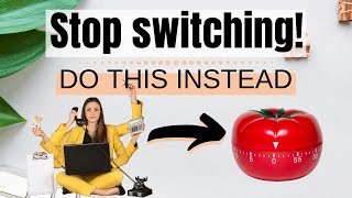 TASK SWITCHING VS MULTITASKING, which is worse? | How to be more productive | Habitsinprogress