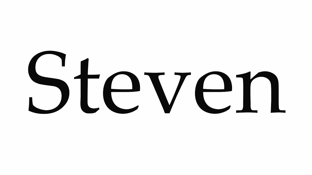 How To Pronounce Steven YouTube How To Pronounce Steven YouTube