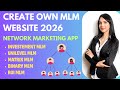 How To Create Own MLM ( Multi Level Marketing ) Website | Make Network Marketing Website/Build/2026
