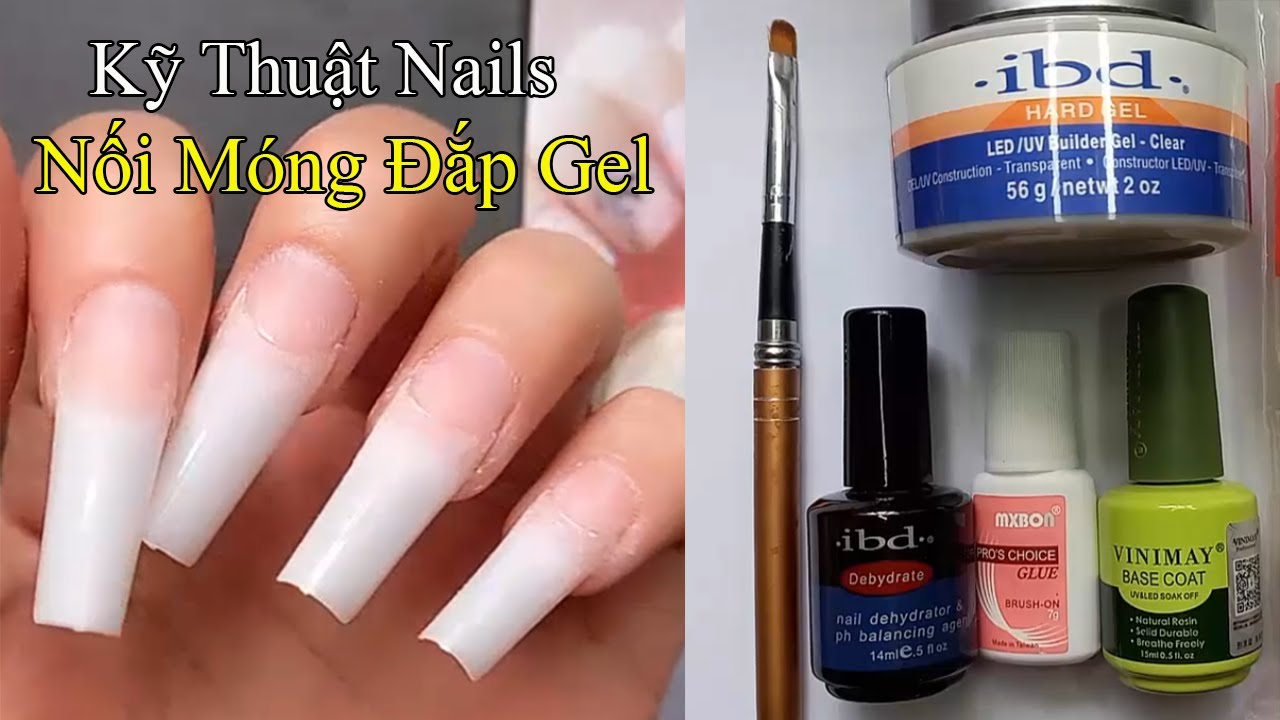 mẫu đắp gel đẹp 2022 Update Hướng dẫn kỹ thuật nối móng đắp gel đơn giản