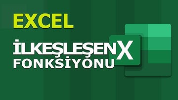 İLKEŞLEŞEN (SWITCH) Fonksiyonu | Excel Dersleri