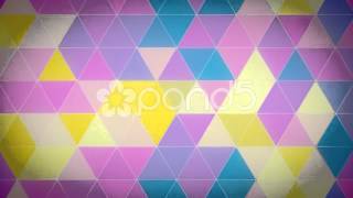 Triangle Polygon Loop 02 Spring - After Effects - Cinema 4D - Stock Footage