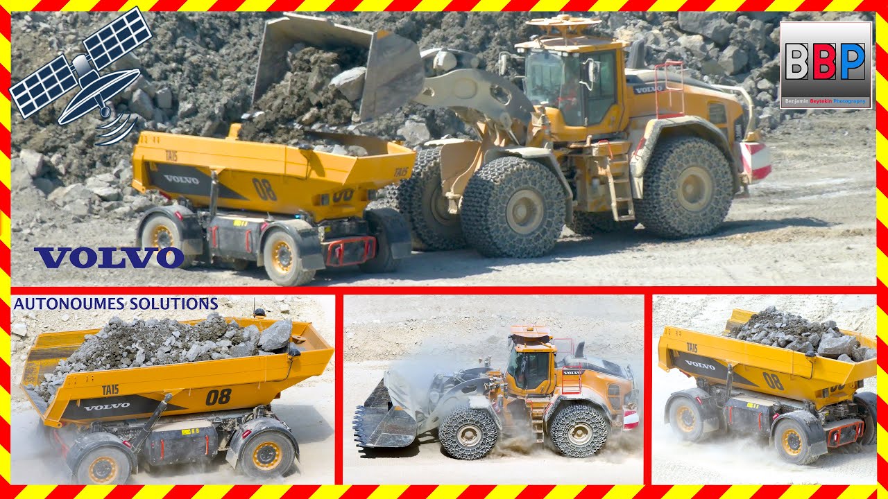 🤖 Volvo Autonomes Fahren - Steinbruch Gabenchopf, Villingen, CH, 02.06.2023 #1