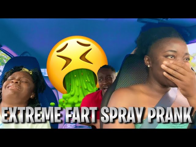 He almost Throws Up!! ( FART SPRAY PRANK), He almost Throws Up!! ( FART SPRAY  PRANK), By Kristen and Reafe