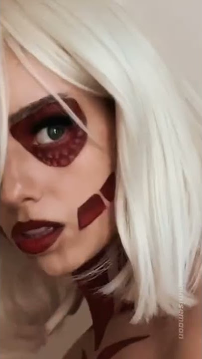 Female Titan Transition 👹 #aot #femaletitan #annieleonhart #animetransition #anime #attackontitan