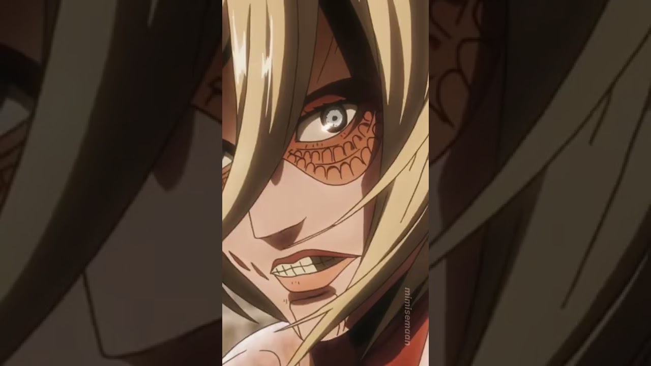 Female Titan Transition 👹 #aot #femaletitan #annieleonhart #animetransition #anime #attackontitan