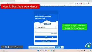 How To Mark Your Own Attendance | Clarkridge Career Institute LMS