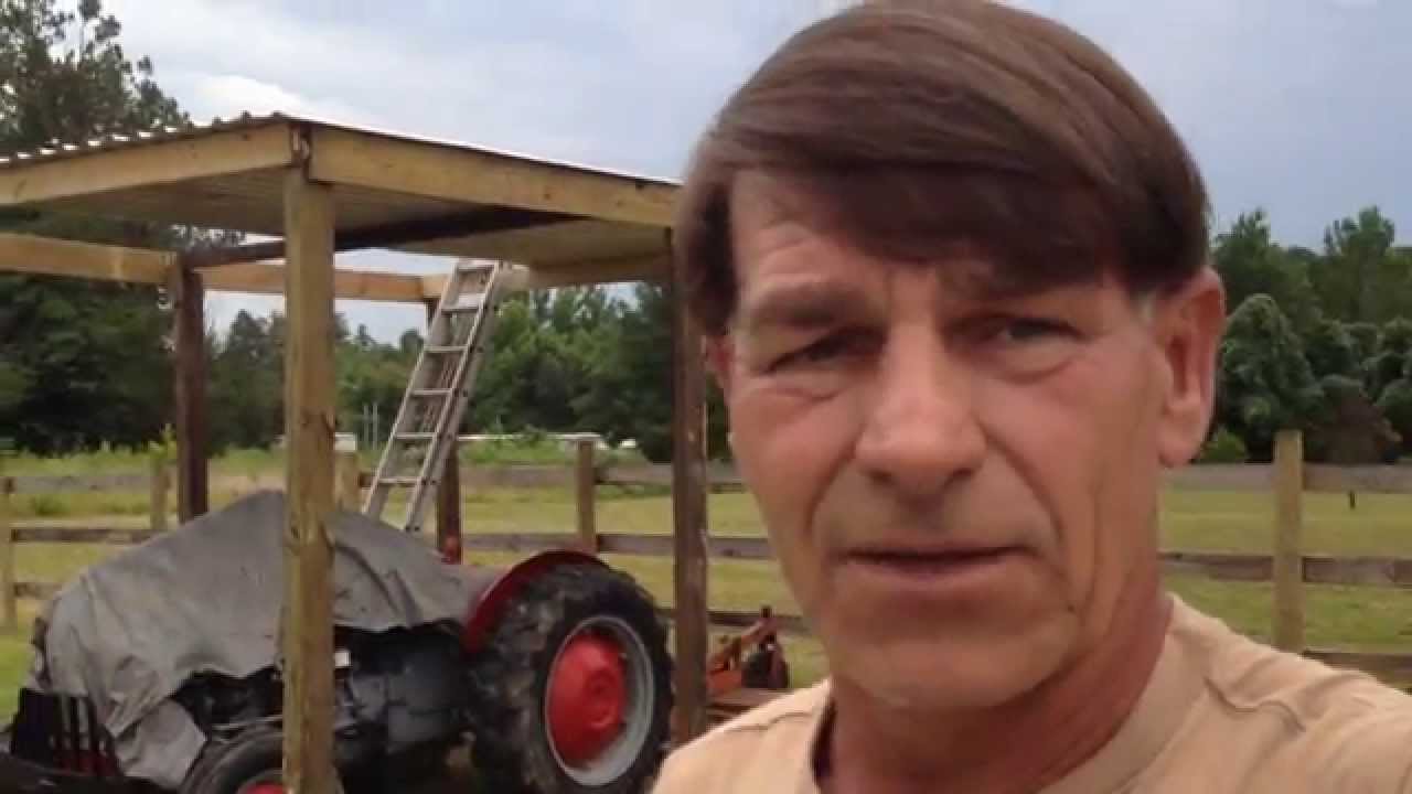 Prepper Life/ Building a pole barn shelter for tractor/ Mr ...