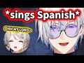 when Kaelix started singing a Spanish song...