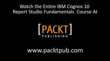 IBM Cognos 10 Report Studio Tutorial: Using JavaScript to show or hide controls | packtpub.com