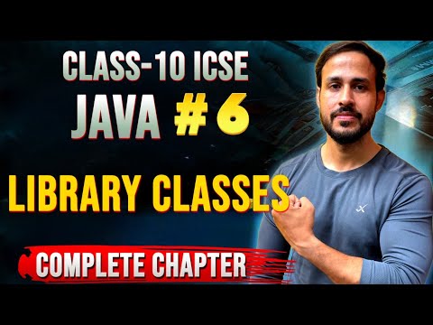 Library classes in java class 10 icse | Most important questions ...