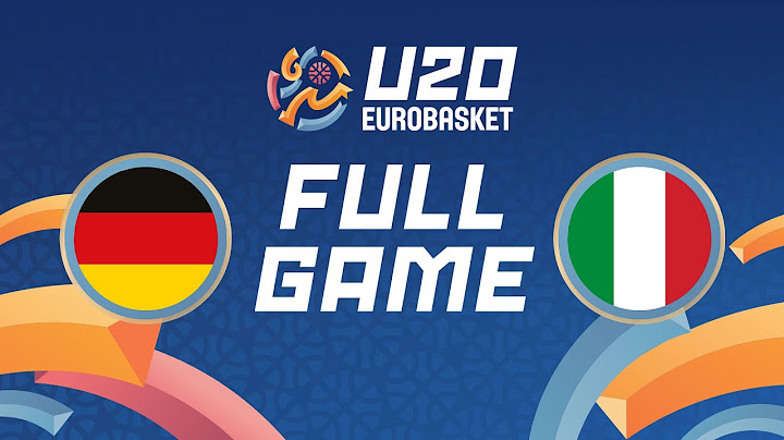 Group Phase | Germany v Italy | Full Basketball Game | FIBA U20 EuroBasket 2024