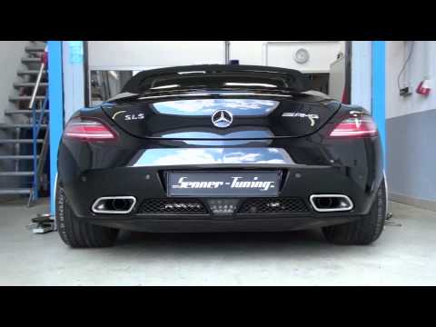 Mercedes Benz AMG SLS Roadster & Coupe Edelstahlsportauspuffanlage mit Klappensteuerung - StaudruckÃ¼berwachte Steuerung - zusÃ¤tzlicher Komfort durch individu...
