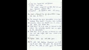 Class 9 Computer Ch-10 Formatting a presentation all exercises and questions answer solutions