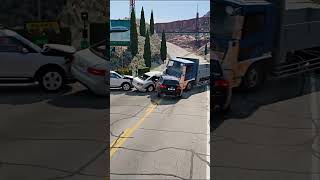 Realistic Highway Car Crashes