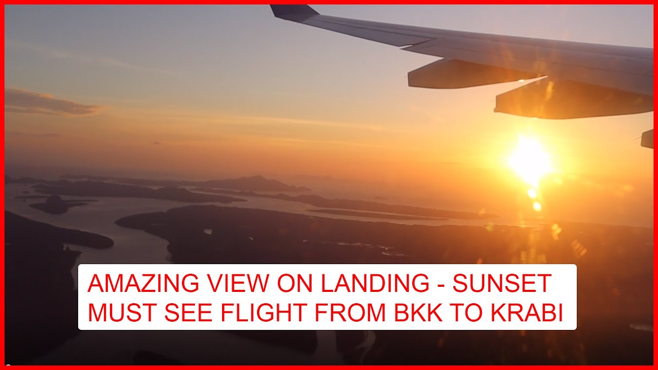 Bangkok BKK - Krabi KBV THAI Airways TG249 Airbus A330-300 flight report and review