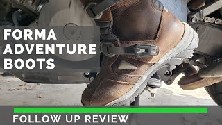 Forma Adventure Motorcycle Boots Follow Up Review