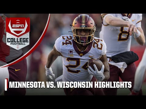 Minnesota golden gophers vs. Wisconsin badgers | full game highlights