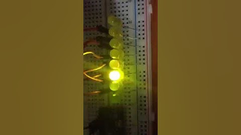 Arduino LED ไฟวิ่ง