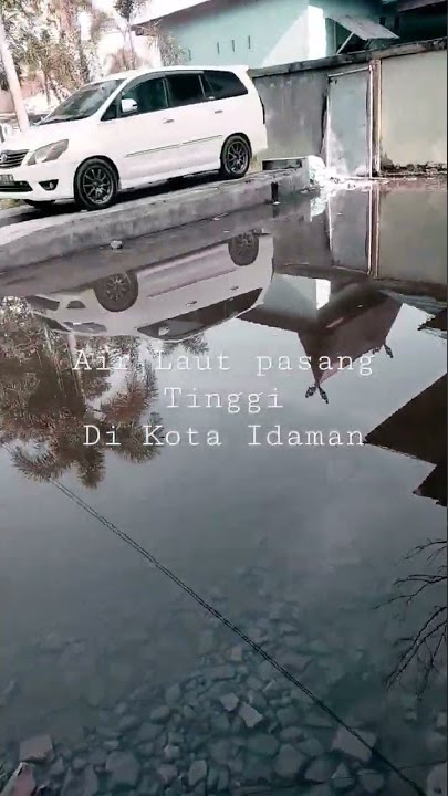 air laut pasang di Dumai