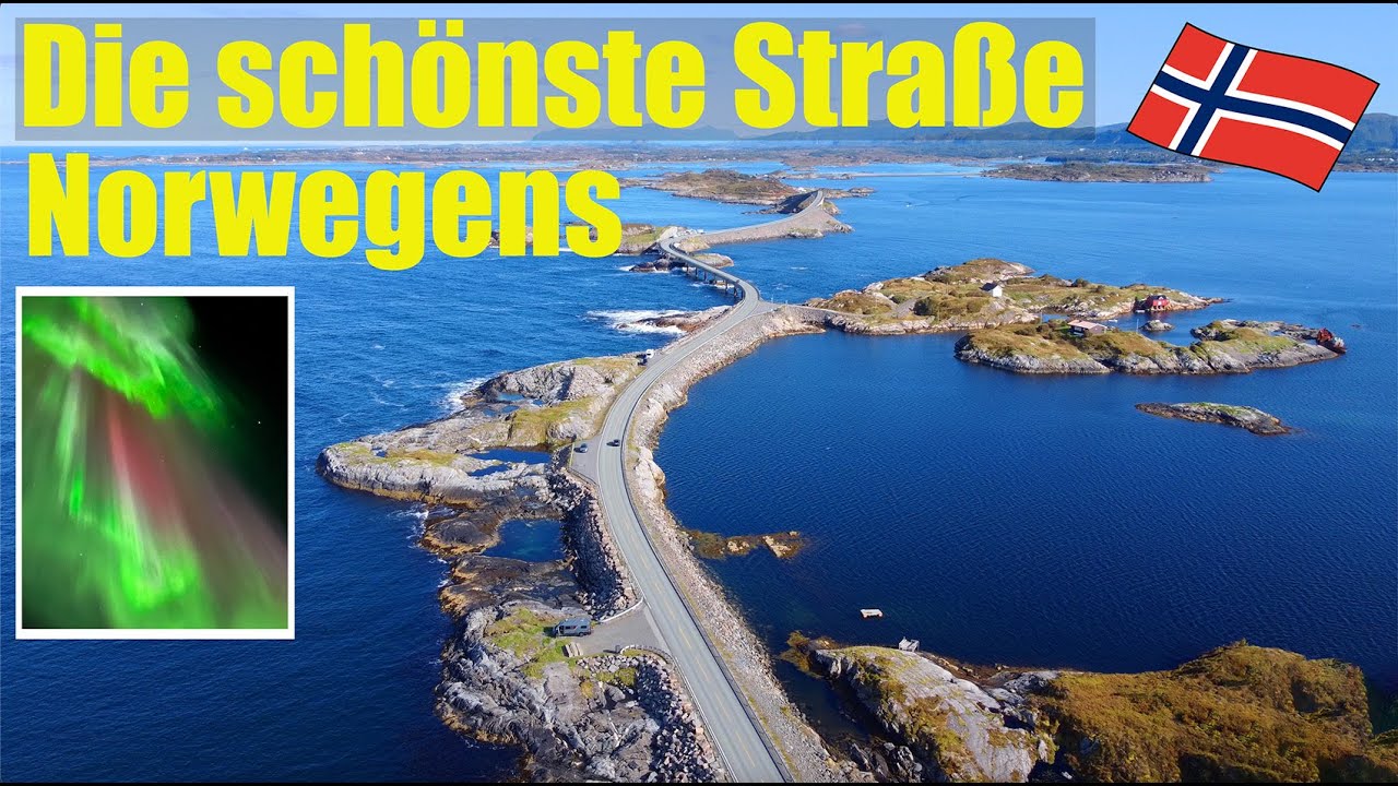 Die schönste Straße Norwegens - Atlantikstraße - Nordlicht - Norwegen Roadtrip