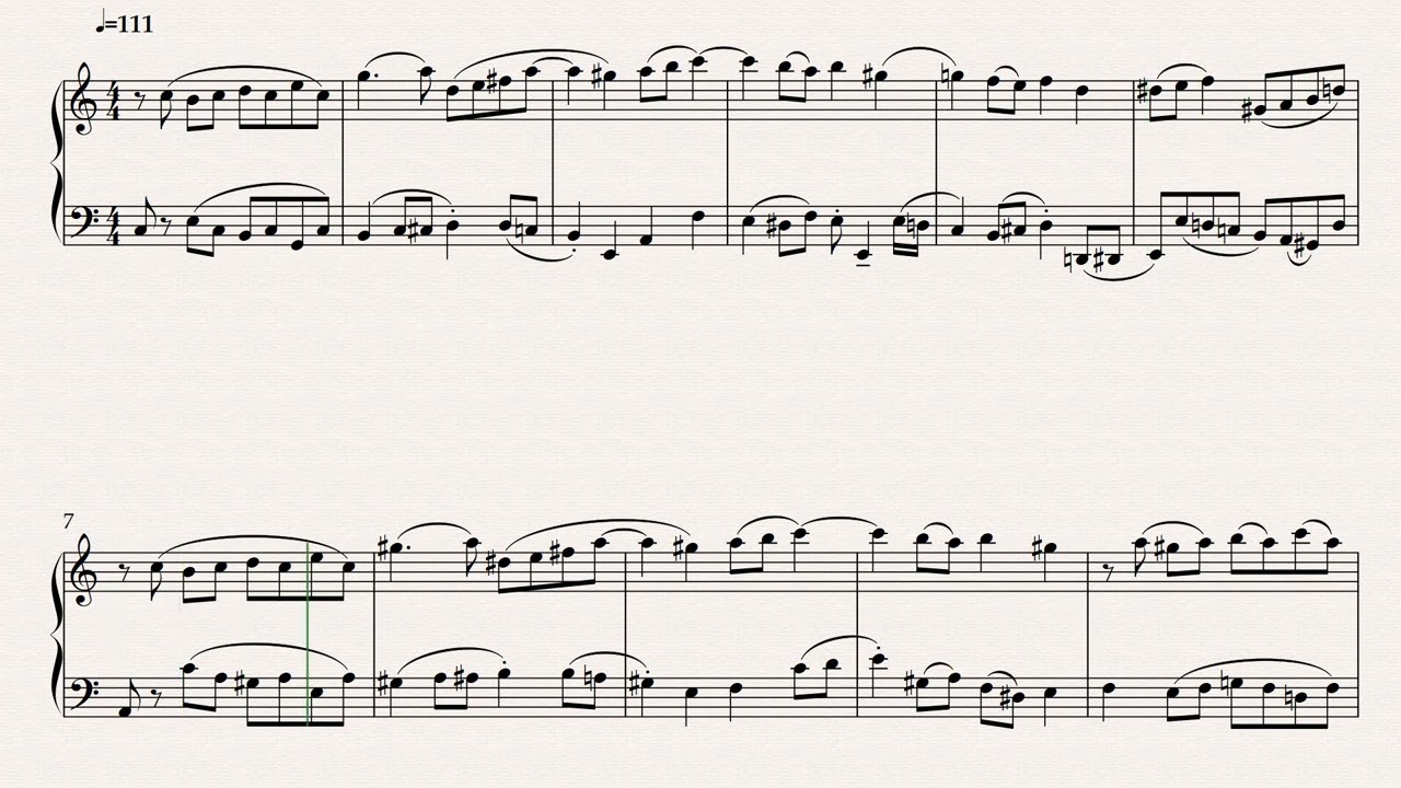 2 Part Piano piece 1- Antonios Koundourakis