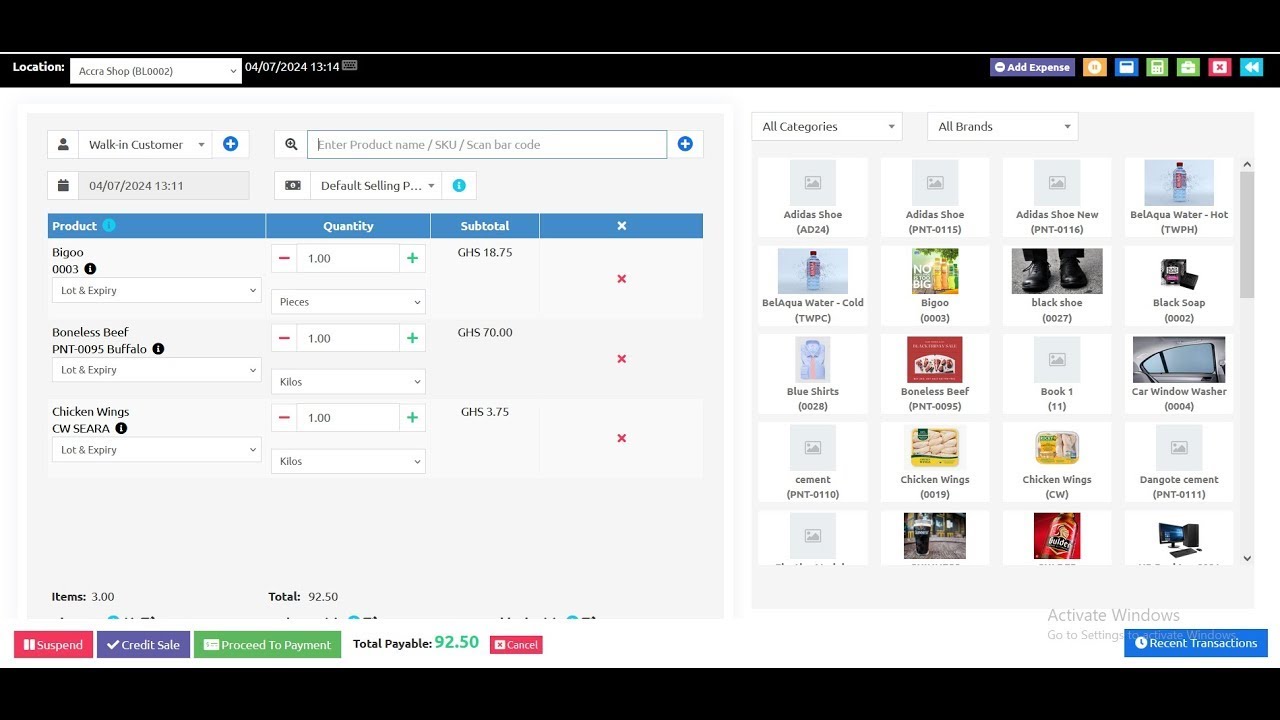 Point of Sale Software - Online Pos