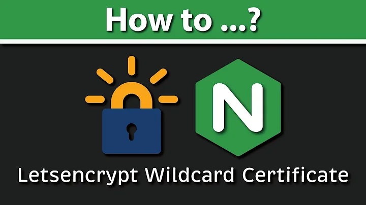 How to Get Letsencrypt Wildcard Certificate (Using Letsencrypt Nginx DNS Challenge | Certbot)