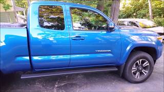 Installing a running board on 2017 toyota tacoma trd sport access cab