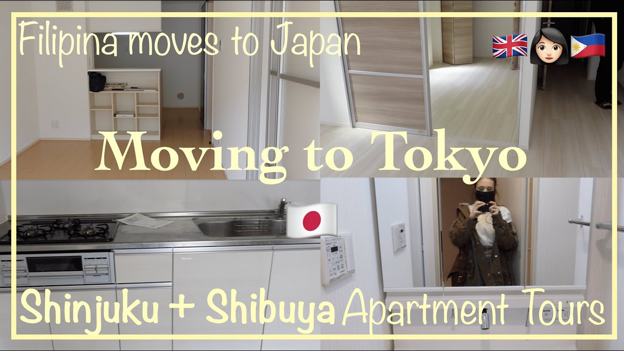 MOVING TO JAPAN Tokyo Apartment tour Shinjuku, Shibuya YouTube