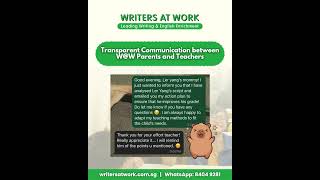 Homework Help Set 2 Parent Communication
