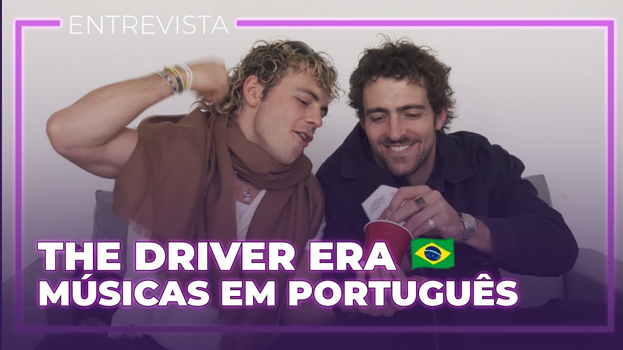 THE DRIVER ERA adivinha suas músicas em português | Entrevista