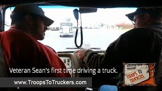 Truck Driving Jobs No Experience - Sean First Time in Road Tractor