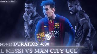 Messi Vs Man City Ucl 2014-15 4K60Fps Scenepack Added Topaz No Ae Cc For Editing