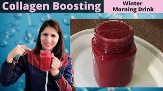 Collagen Boosting Winter Morning Drink Recipe | Healthy Multivitamin Drink for Weight Loss | Hindi