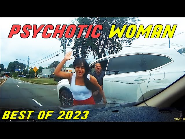 BEST OF ROAD RAGE 2023 | Brake Checks, Karens, Bad Drivers | BEST OF THE YEAR class=